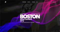 Desktop Screenshot of bostonmusicawards.com