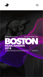 Mobile Screenshot of bostonmusicawards.com